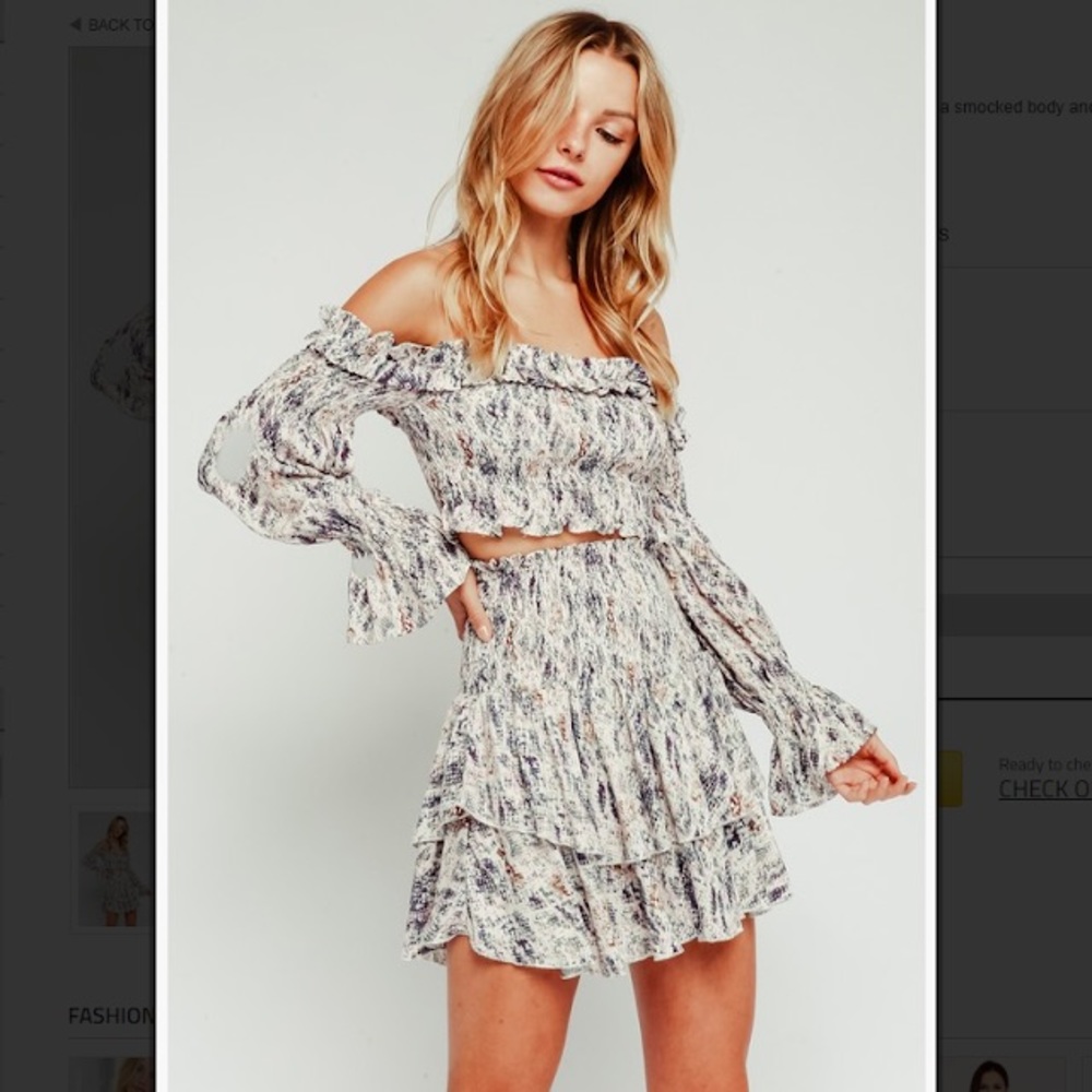 Olivaceous Snake Print Matching Set - image 1